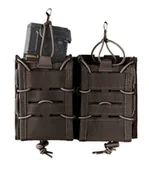 Nerki - Mil-Tec Ładownica Podwójna na Magazynek Pistoletowy Open Top Flex Czarny - miniaturka - grafika 1