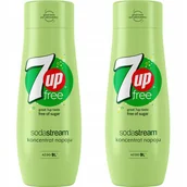Syropy i koncentraty owocowe - Zestaw 2 koncentratów SodaStream 2x 7UpFREE - miniaturka - grafika 1