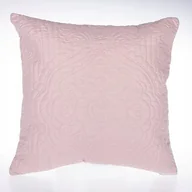 Poszewki na poduszki - Różowa poszewka pikowana 45x45 cm (brudny róż) - miniaturka - grafika 1