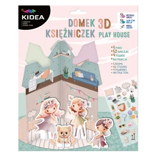 DERFORM, kreatywny domek 3d dla księżniczek kidea - Zabawki kreatywne - miniaturka - grafika 1