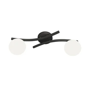 Opus lampa sufitowa 2xE14 czarna/opal 1390/2 - Lampy sufitowe - miniaturka - grafika 1