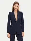 Marynarki i żakiety damskie - Rinascimento Marynarka CFC0123105003 Granatowy Regular Fit - miniaturka - grafika 1