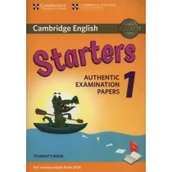 Książki do nauki języka angielskiego - Cambridge University Press Cambridge English Starters 1 Student's Book Authentic Examination Papers - miniaturka - grafika 1
