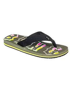 BILLABONG All Day Theme, Japonki męskie, wojskowe, 40 EU, Military - Klapki i japonki męskie - miniaturka - grafika 1