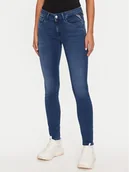 Spodnie damskie - REPLAY Jeansy WH689 .000.817 743 Niebieski Skinny Fit - miniaturka - grafika 1
