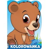 Kolorowanki, wyklejanki - Miś - miniaturka - grafika 1