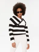 Swetry damskie - Morgan Sweter 232-MJULIA Biały Regular Fit - miniaturka - grafika 1