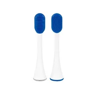 Końcówki do szczoteczek elektrycznych - Silkn SonicSmile Tongue Cleaner 2 Pack White/Blue - miniaturka - grafika 1
