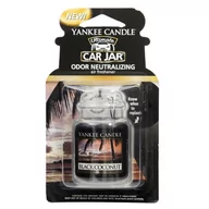 Zapachy do domu - Yankee Candle 1295841e czarne Kokosnuss samochód i domu odświeżacz powietrza Car Jar Ultimate, plastik, czarna, 7.8 x 13.4 x 2.5 cm 1295841E - miniaturka - grafika 1