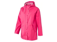 Kurtki damskie - CRIVIT Parka przeciwdeszczowa damska, wiatro- i wodoodporna (Czerwony, XS (32/34)) - miniaturka - grafika 1