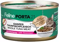 Mokra karma dla kotów - Zestaw Feline Porta 21, 12 x 90 g - Tuńczyk z wodorostami - miniaturka - grafika 1