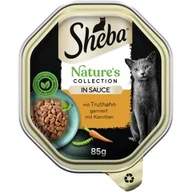 Mokra karma dla kotów - Sheba Nature ́s Collection 22 x 85 g w sosie Indyk i Turcja - miniaturka - grafika 1