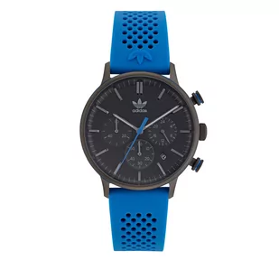 Zegarek Zegarek ADIDAS ORIGINALS - Style Code One Chrono AOSY22015 Blue Silicone - Zegarki damskie - miniaturka - grafika 1