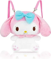 Torebki damskie - Anime Cartoon Cute My Melody Rabbit Pluszowa Lalka Plecak Kawaii Lolita JK Dziewczyny Torba Prezenty Urodzinowe Różowy - miniaturka - grafika 1
