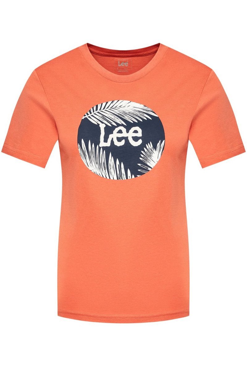 Koszulka damska Lee Circle Tee bawełniany T-Shirt-XS
