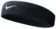 Ozdoby do włosów - Nike Swoosh Unisex Opaska na Czoło dla Dorosłych, Czarny, Jeden Rozmiar - miniaturka - grafika 1