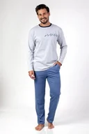 Piżamy męskie - Piżama Regina 466 dł/r M-XL Z24/25 męska - miniaturka - grafika 1