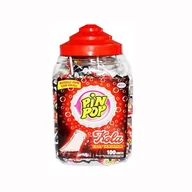 Gumy do żucia, lizaki, dropsy - ALDOR LIZAK PIN POP COLA NEGRA Z GUMĄ BALONOWĄ 100SZT - miniaturka - grafika 1