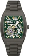 Zegarki męskie - Zegarek męski KENNETH COLE KCWGY0058602 zielony klasyczny skeleton - miniaturka - grafika 1