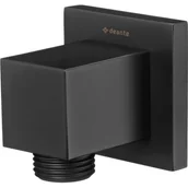 Akcesoria do armatury i ceramiki - Deante Przyłącze kątowe kwadratowe CASCADA NERO NAC N55K - miniaturka - grafika 1