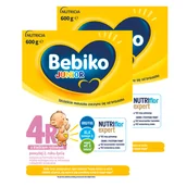 Mleko modyfikowane - Zestaw Bebiko Junior 4R Nutriflor Expert, odżywcza formuła na bazie mleka z kleikiem ryżowym, powyżej 2 roku, 2 x 600 g - miniaturka - grafika 1