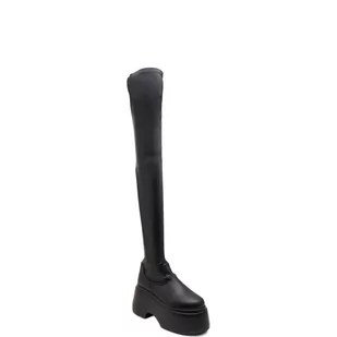 Le Silla Muszkieterki CUISSARD KEMBRA fake | z dodatkiem skóry - Kozaki damskie - miniaturka - grafika 1