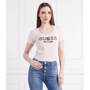 Koszulki i topy damskie - GUESS T-shirt | Regular Fit - grafika 1