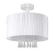 Lampy sufitowe - Lampex Plafon Wenecja, biały, 40x36 cm - miniaturka - grafika 1