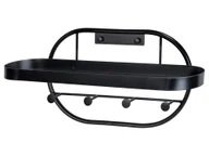 Półki łazienkowe - Wenko Półka prysznicowa / Regał ścienny (Regał ścienny, Czarny) - miniaturka - grafika 1