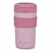 Kubki termiczne - 98890 Kubek termiczny Nino 450 ml różowy AMBITION - miniaturka - grafika 1