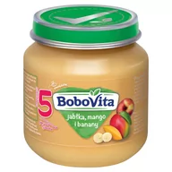 Desery dla dzieci - BOBOVITA Jabłka mango banany po 5 m-cu 125 g - miniaturka - grafika 1