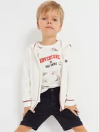 Spodenki męskie - Mayoral Szorty materiałowe 3235 Czarny - miniaturka - grafika 1