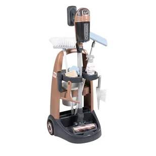 Smoby - Rowenta - Wózek do sprzątania + Miotła Odkurzacz - Imitacja zabawki - Funkcja elektroniczna - 10 Akcesoriów - Od 3 Lat - Wyprodukowano we Francji - Zabawki AGD - miniaturka - grafika 1