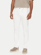 Spodnie męskie - BOSS Jeansy Delaware Bo 50537832 Biały Slim Fit - miniaturka - grafika 1