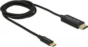 Kabel USB Delock USB-C - HDMI 1 m Czarny (84904) - Kable - miniaturka - grafika 1