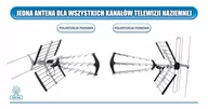 Anteny TV - Red Eagle Red Eagle Antena Kierunkowa Zewnętrzna AX1000+LTE Combo VHF-UHF REDEAGLE AX1000+LTE COMBO VHF-UHF - miniaturka - grafika 1