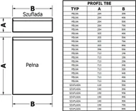 Restol Fronty Front kuchenny piaskowy K269 profil T8E