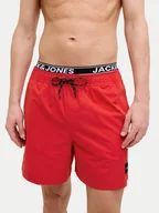 Kąpielówki męskie - Jack&Jones Szorty kąpielowe Maui 12272949 Czerwony Regular Fit - miniaturka - grafika 1