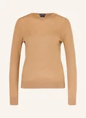 Swetry damskie - Boss Sweter Ferpina beige - BOSS - miniaturka - grafika 1