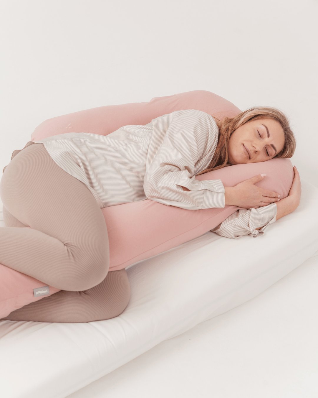 PIAPIMO-PODUSZKA CIĄŻOWA DO SPANIA TYPU 7 JERSEY RÓŻOWY