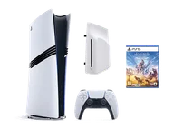 Konsole Playstation - Sony PLAYSTATION 5 Pro 2TB + Napęd optyczny PS5 Gra Horizon Zero Dawn Remastered Edition Biało-czarny - miniaturka - grafika 1