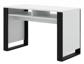 Biurka - Elior Białe Biurko Z Półkami L7-F82 - miniaturka - grafika 1