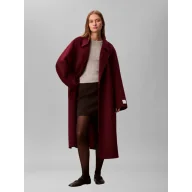 Płaszcze damskie - Calvin Klein Wełniany płaszcz HERO - miniaturka - grafika 1