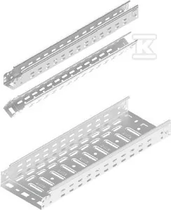 Baks Korytko kablowe 50x60mm KFL50H60/3 161023 /3m/ 161023 - Kanały kablowe - miniaturka - grafika 1