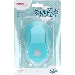 BREWIS Dziurkacz ozdobny 3.8cm Gwiazdka D38-30 - Przybory szkolne - miniaturka - grafika 1
