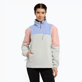 Bluzy narciarskie - Bluza snowboardowa damska Roxy Chloe Kim Layer biało-różowa ERJFT04589 | WYSYŁKA W 24H | 30 DNI NA ZWROT - grafika 1