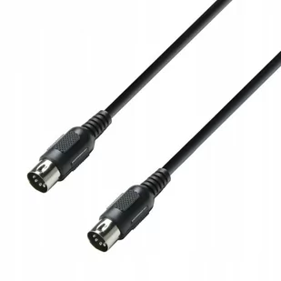 Adam Hall Cables Adam Hall kabel MIDI K3MIDI0300BLK - Akcesoria do nagłośnienia - miniaturka - grafika 1