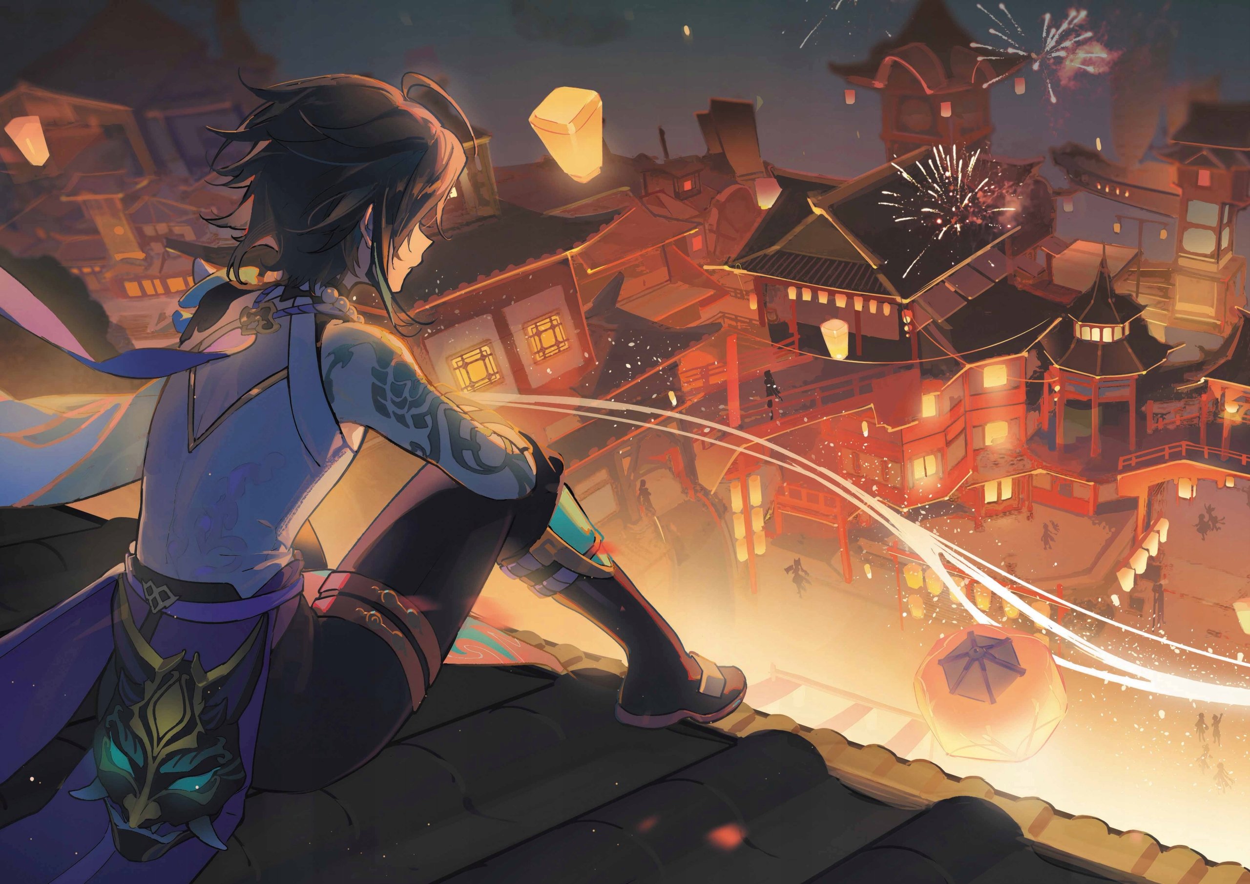 Plakat A1 Genshin Impact Anime Gra Xiao