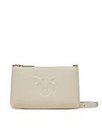 Torebki damskie - PINKO Torebka Flat Horizontal Mini PE 25 PCPL 104277 A2AN Biały - miniaturka - grafika 1