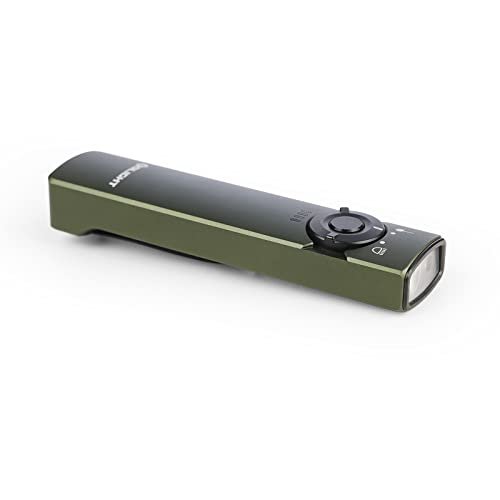 OLIGHT Arkfeld podwójne źródło światła latarka EDC, możliwość ponownego ładowania, połączenie zielonej wiązki i białej diody LED, IPX7 i test upadku 1 m, nadaje się do użytku na zewnątrz, do pracy i w